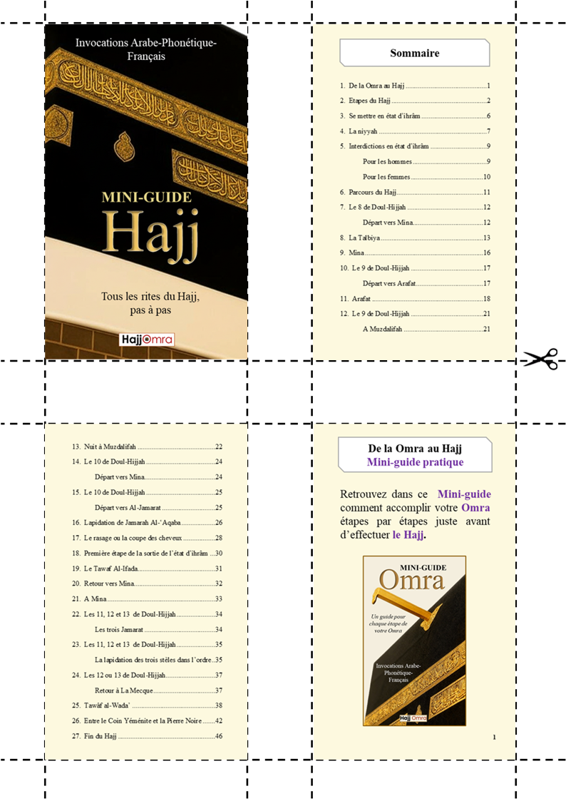 Mini-guide Hajj (FR) - Téléchargement PDF – HajjOmra
