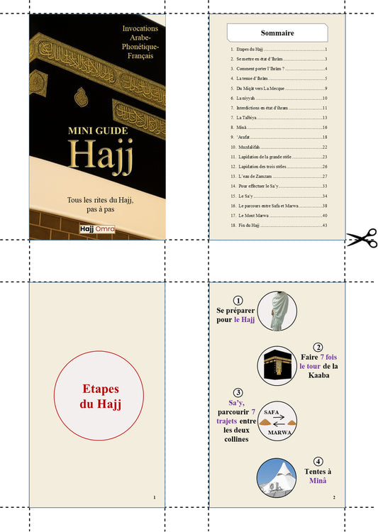 Mini guide Hajj téléchargement PDF